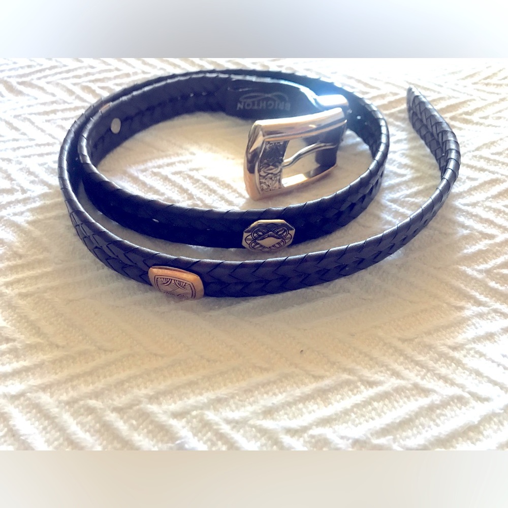 Brighton Brown Braided Belt